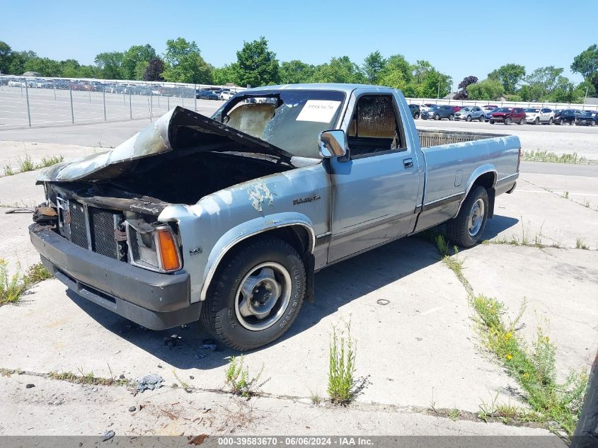 1989 Dodge Dakota VIN: 1B7GL26X0KS188662 Lot: 39583670