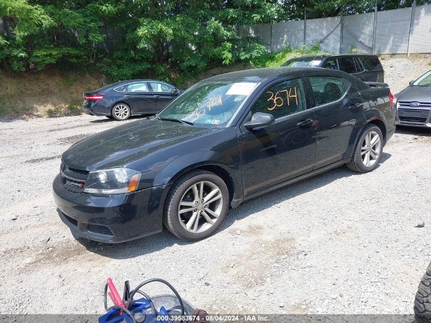 2014 Dodge Avenger Se VIN: 1C3CDZAB3EN129631 Lot: 39583674