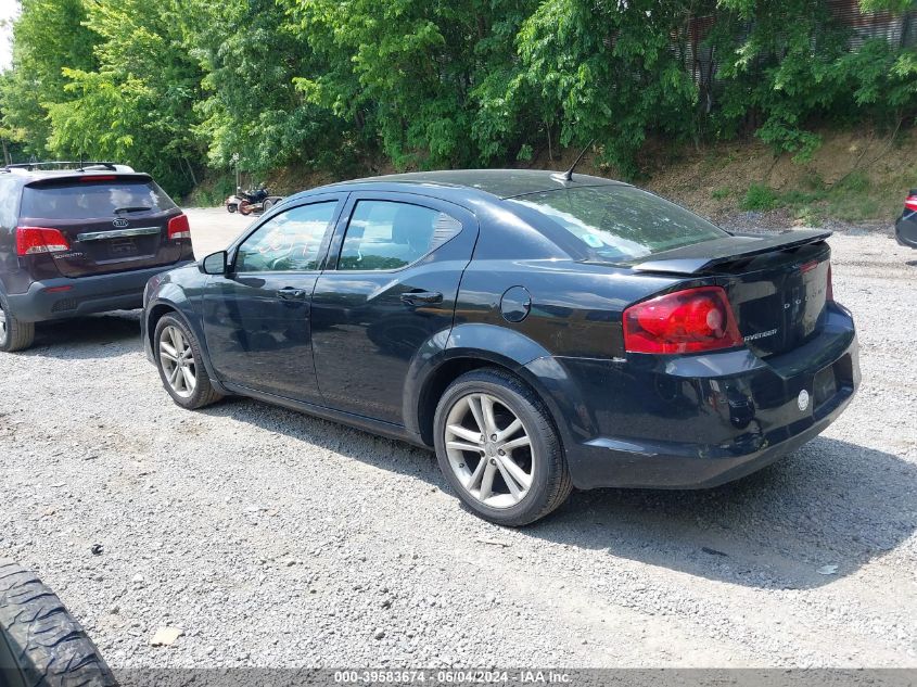 2014 Dodge Avenger Se VIN: 1C3CDZAB3EN129631 Lot: 39583674