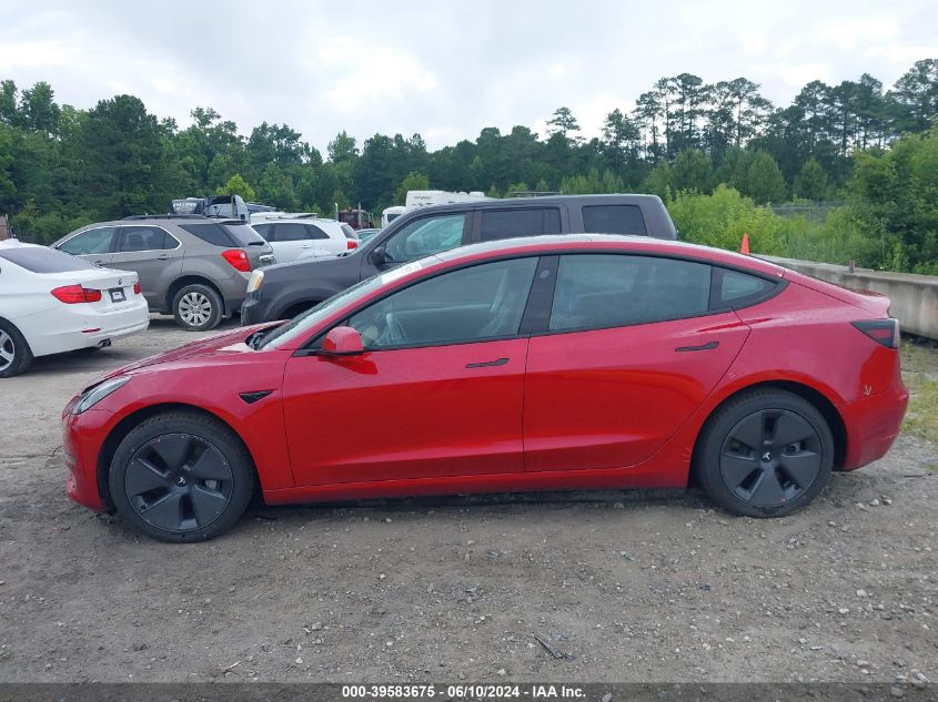 2021 Tesla Model 3 Long Range Dual Motor All-Wheel Drive VIN: 5YJ3E1EB5MF906568 Lot: 39583675