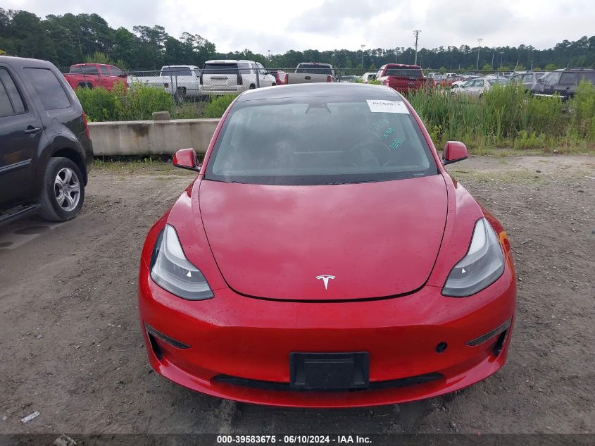 2021 Tesla Model 3 Long Range Dual Motor All-Wheel Drive VIN: 5YJ3E1EB5MF906568 Lot: 39583675