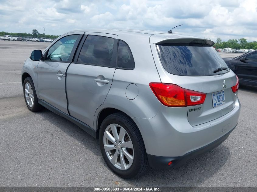 2015 Mitsubishi Outlander Sport Es VIN: 4A4AR3AU2FE038525 Lot: 39583693