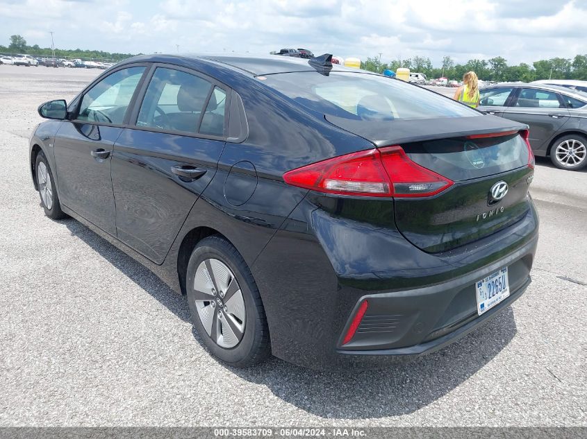 2019 Hyundai Ioniq Hybrid Blue VIN: KMHC65LC8KU158530 Lot: 39583709