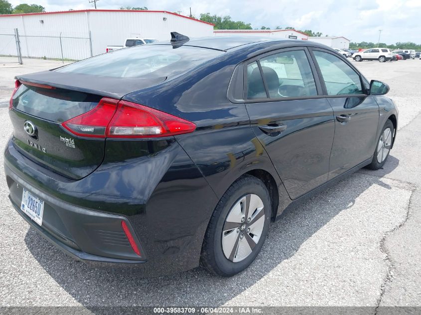 KMHC65LC8KU158530 2019 Hyundai Ioniq Hybrid Blue