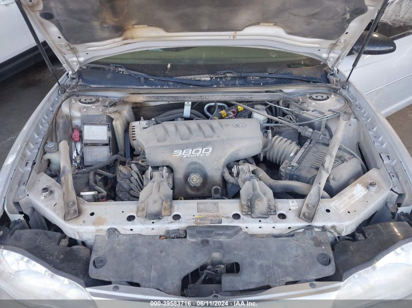 2002 Chevrolet Monte Carlo Ss VIN: 2G1WX15KX29156568 Lot: 39583716