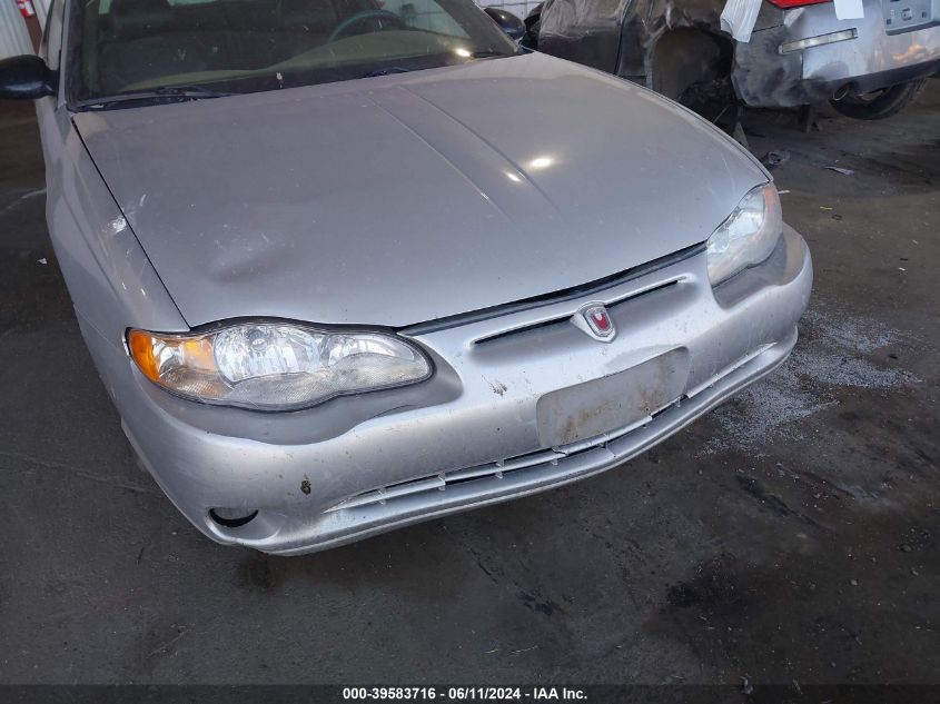 2002 Chevrolet Monte Carlo Ss VIN: 2G1WX15KX29156568 Lot: 39583716