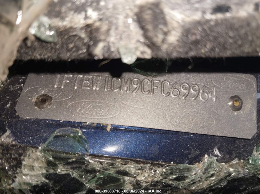 2012 Ford F-150 Xl VIN: 1FTEW1CM9CFC69964 Lot: 39583718