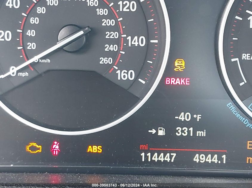 2016 BMW 328I xDrive VIN: WBA8E3C53GK500243 Lot: 39583743