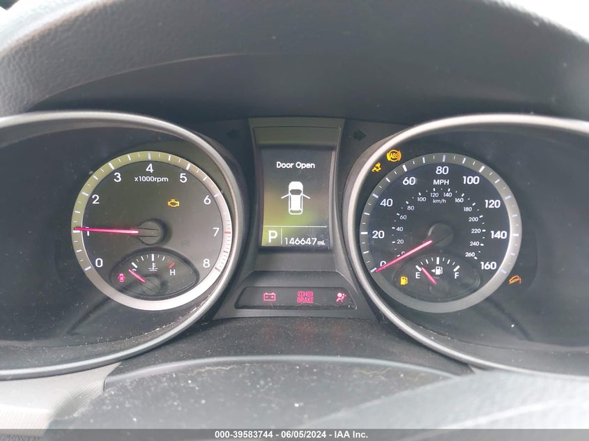 2013 Hyundai Santa Fe Sport VIN: 5XYZT3LB3DG108867 Lot: 39583744