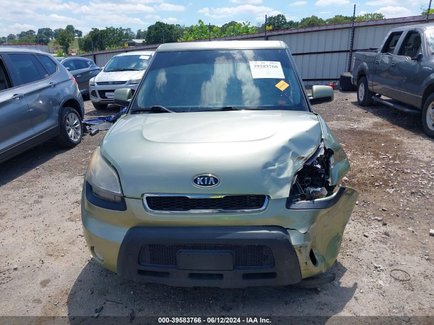 2010 Kia Soul + VIN: KNDJT2A27A7102489 Lot: 39583766