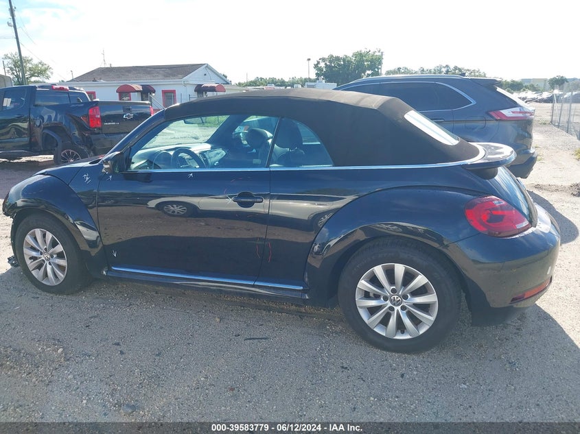 VIN 3VW517AT9HM819423 2017 VOLKSWAGEN BEETLE #PINKBEETLE/1.8T CLASSIC/1.8T S/1.8T SE/1.8T SEL