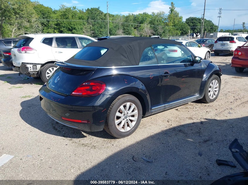 VIN 3VW517AT9HM819423 2017 VOLKSWAGEN BEETLE #PINKBEETLE/1.8T CLASSIC/1.8T S/1.8T SE/1.8T SEL