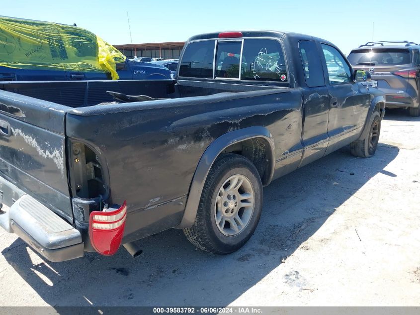 2002 Dodge Dakota VIN: 1B7GL12X72S720022 Lot: 39583792