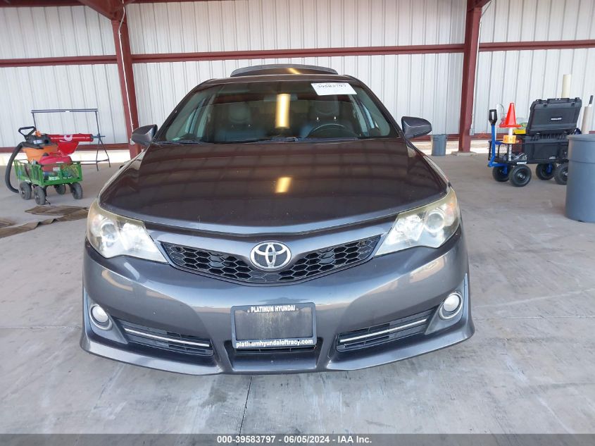 2012 Toyota Camry Se VIN: 4T1BF1FK6CU115832 Lot: 39583797