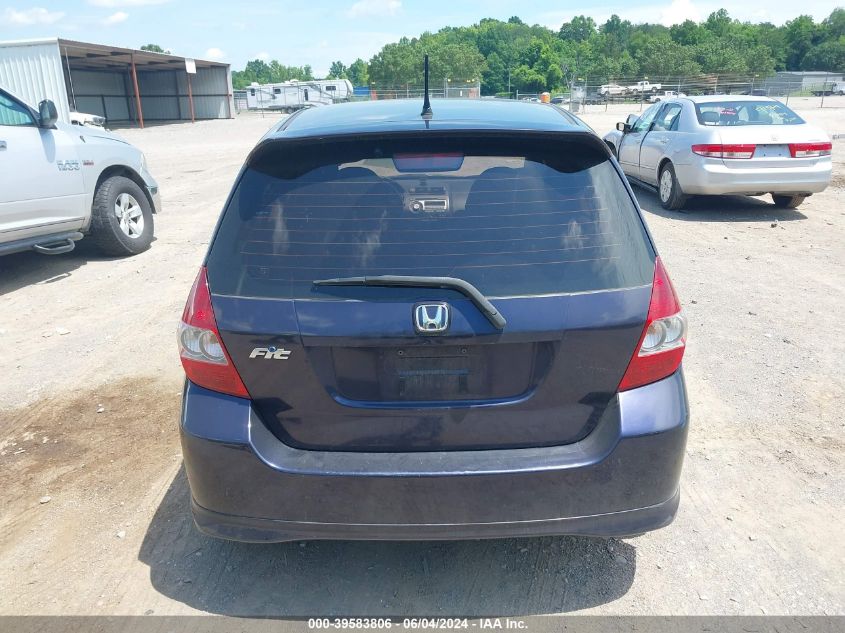 2008 Honda Fit Sport VIN: JHMGD38658S012687 Lot: 39583806