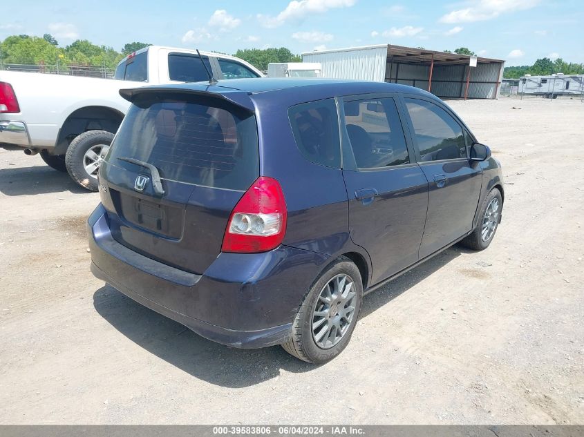 2008 Honda Fit Sport VIN: JHMGD38658S012687 Lot: 39583806