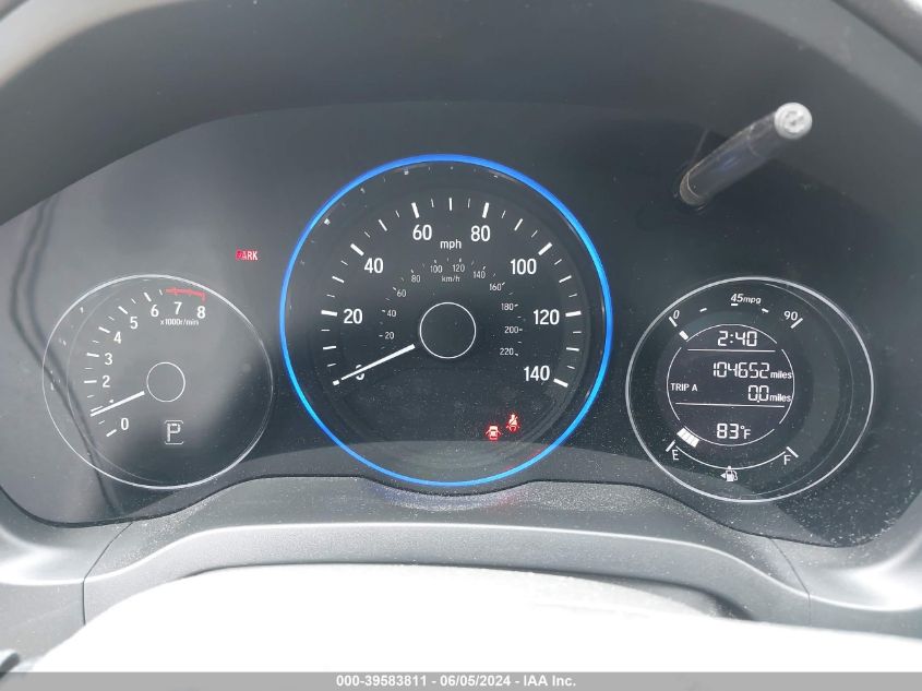 2016 Honda Hr-V Ex VIN: 3CZRU5H54GM712652 Lot: 39583811