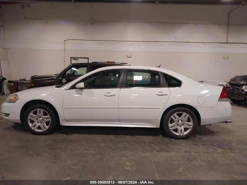 2012 Chevrolet Impala Lt VIN: 2G1WB5E32C1106603 Lot: 39583813