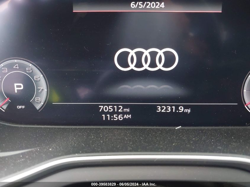 2020 Audi A4 Allroad Premium Plus 45 Tfsi Quattro S Tronic VIN: WA18NAF48LA029162 Lot: 39583829