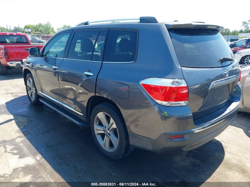 2012 Toyota Highlander Limited V6 VIN: 5TDDK3EH7CS142598 Lot: 39583831