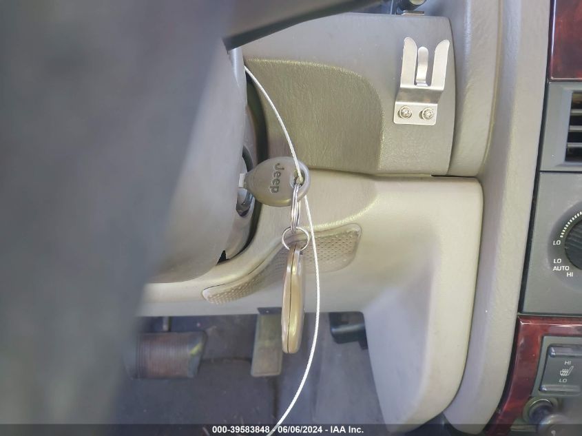 2000 Jeep Grand Cherokee Limited VIN: 1J4GW58N5YC329288 Lot: 39583848