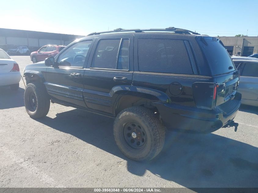 2000 Jeep Grand Cherokee Limited VIN: 1J4GW58N5YC329288 Lot: 39583848