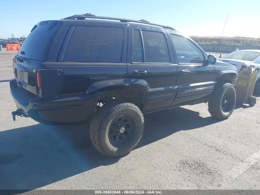 2000 Jeep Grand Cherokee Limited VIN: 1J4GW58N5YC329288 Lot: 39583848