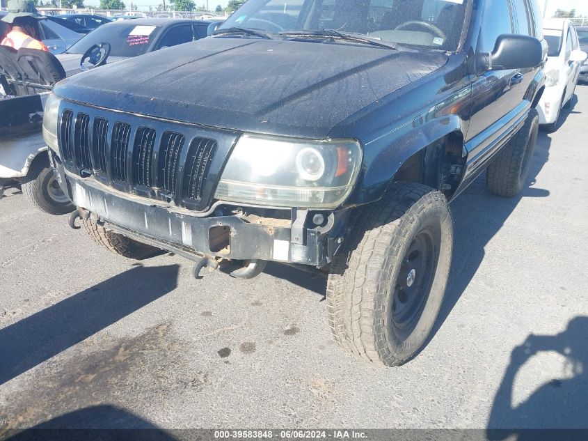 2000 Jeep Grand Cherokee Limited VIN: 1J4GW58N5YC329288 Lot: 39583848