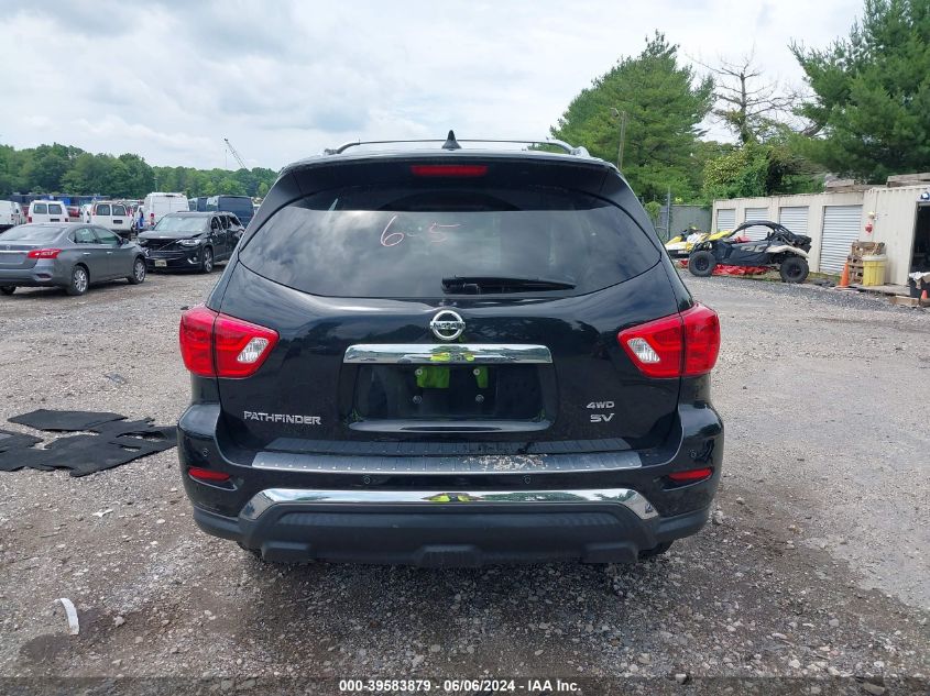 2019 Nissan Pathfinder Sv VIN: 5N1DR2MM7KC640462 Lot: 39583879