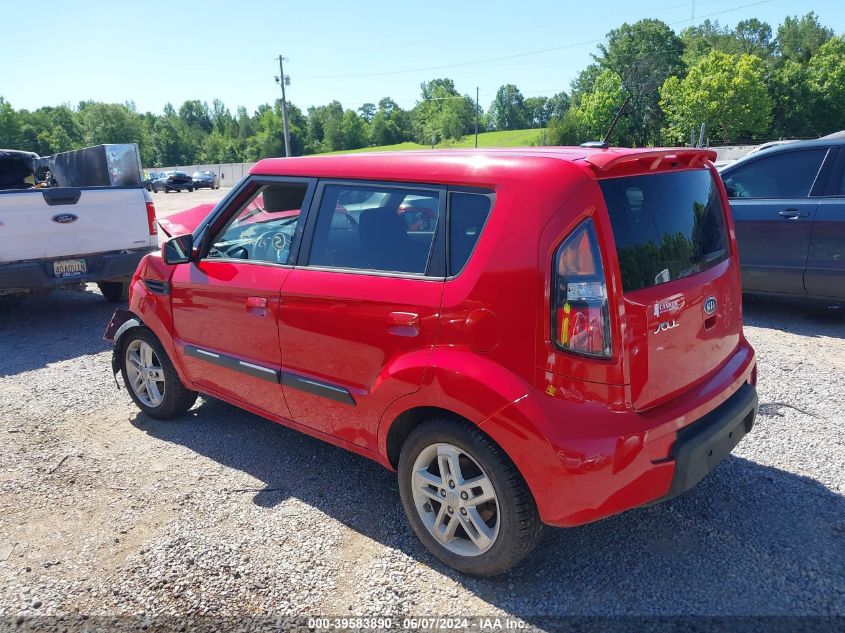 2010 Kia Soul + VIN: KNDJT2A29A7192356 Lot: 39583890