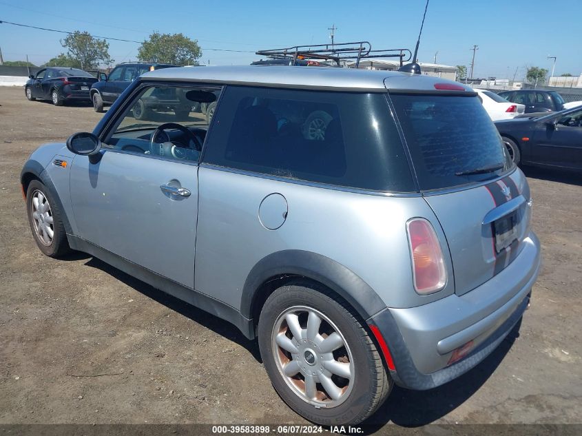 2004 Mini Cooper VIN: WMWRC33444TJ57868 Lot: 39583898