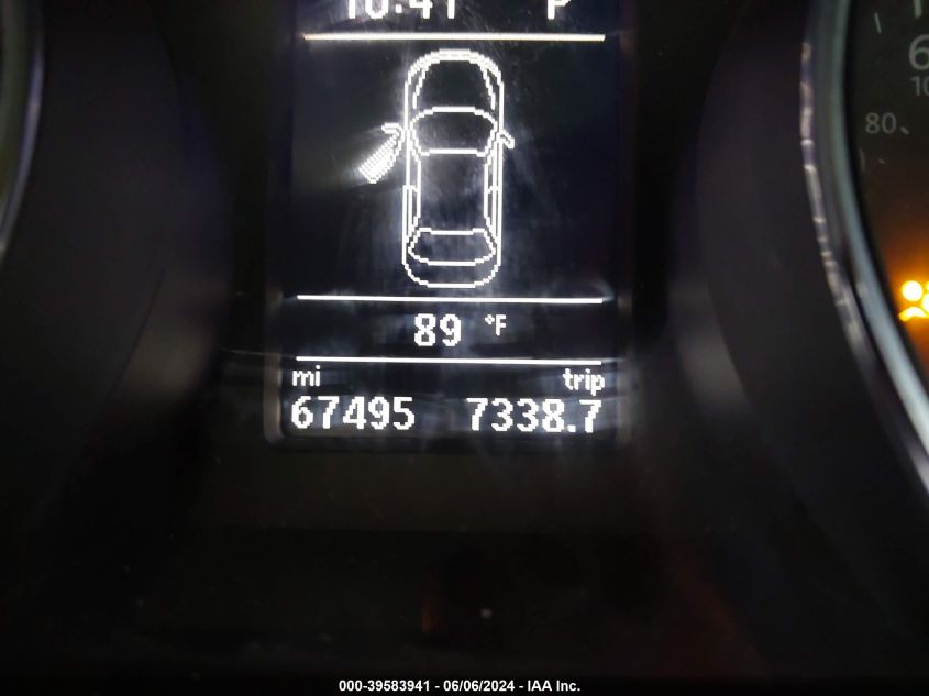 2017 Volkswagen Jetta 1.4T Se VIN: 3VWDB7AJ6HM338374 Lot: 39583941