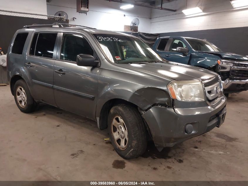 2010 Honda Pilot Lx VIN: 5FNYF4H2XAB006938 Lot: 39583960