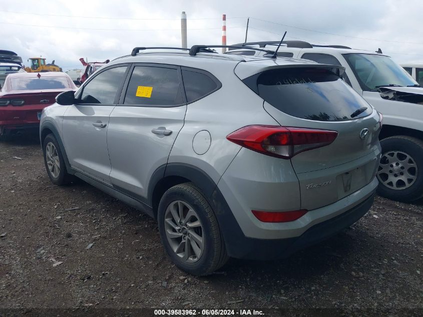 2016 Hyundai Tucson Se VIN: KM8J3CA43GU246666 Lot: 39583962