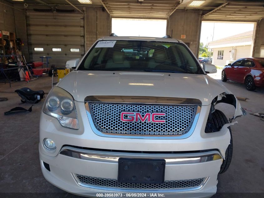 2011 GMC Acadia Denali VIN: 1GKKVTED2BJ416172 Lot: 39583973