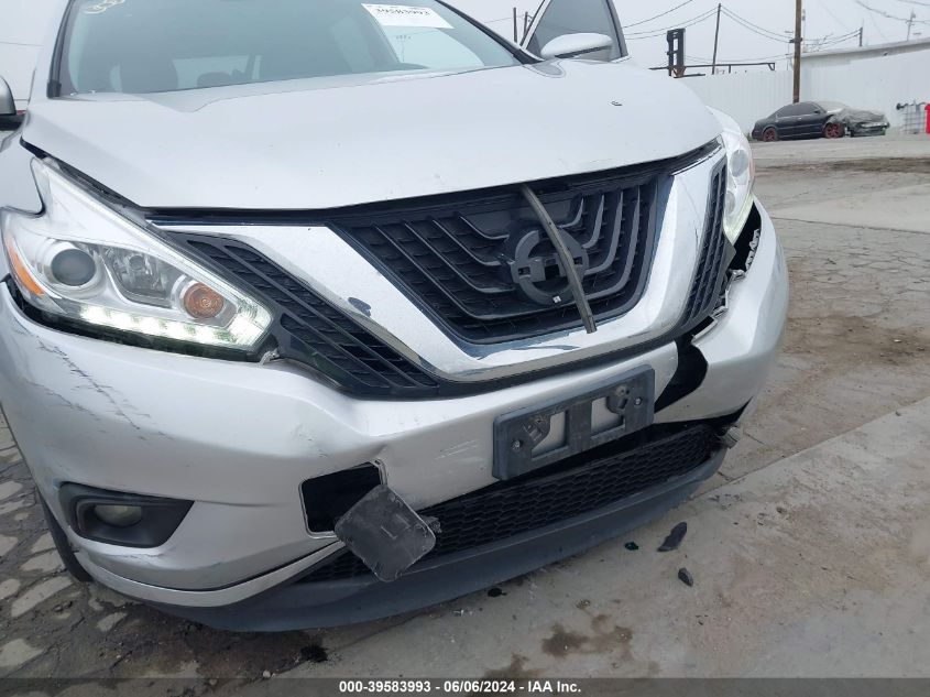 2016 Nissan Murano Platinum/S/Sl/Sv VIN: 5N1AZ2MG8GN114138 Lot: 39583993