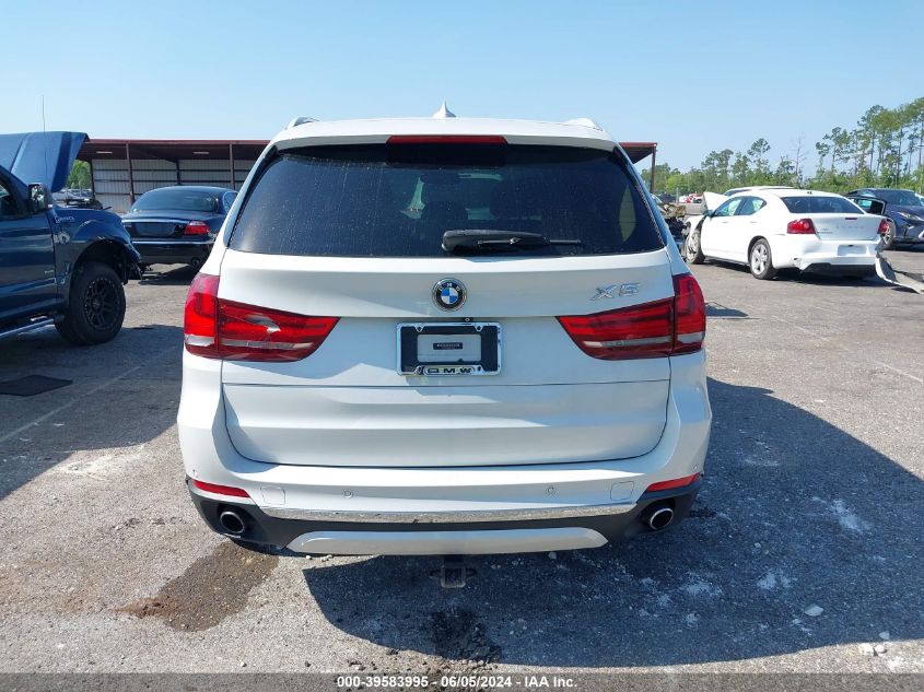 2015 BMW X5 Sdrive35I VIN: 5UXKR2C58F0H41525 Lot: 39583995
