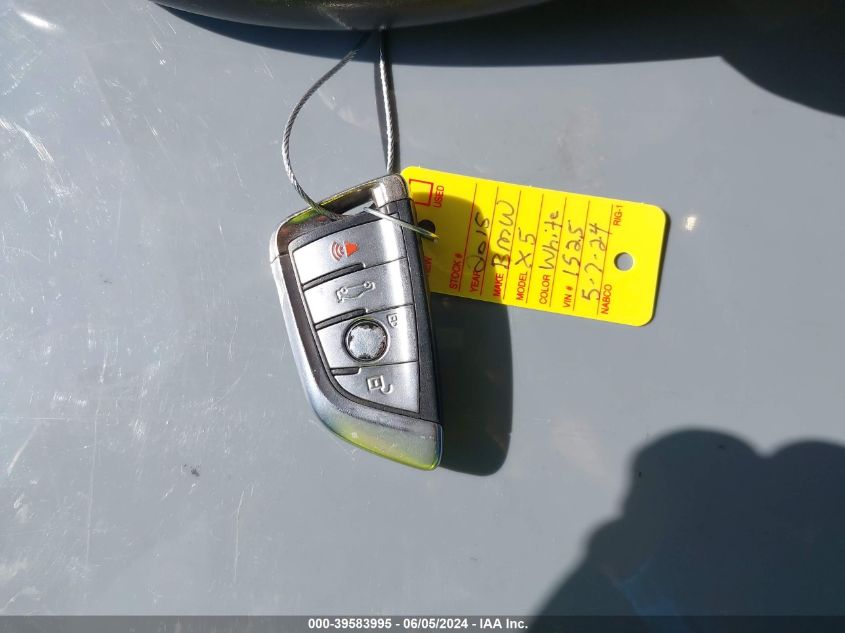 2015 BMW X5 Sdrive35I VIN: 5UXKR2C58F0H41525 Lot: 39583995