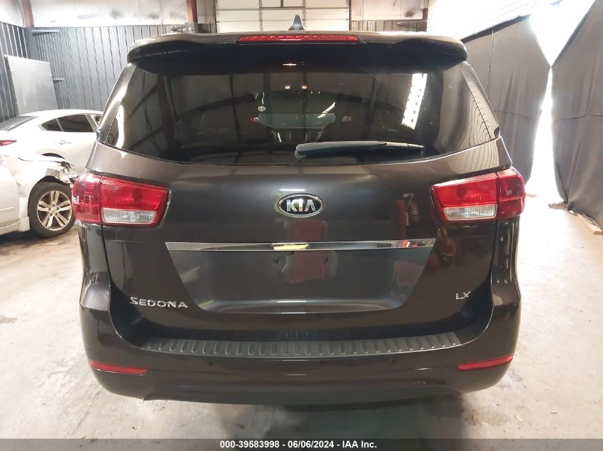 2017 Kia Sedona Lx VIN: KNDMB5C19H6332170 Lot: 39583998