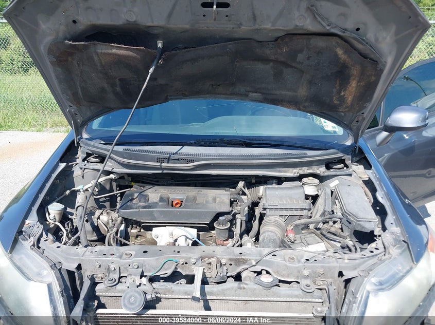 2012 Honda Civic Lx VIN: 2HGFB2F54CH593687 Lot: 39584000