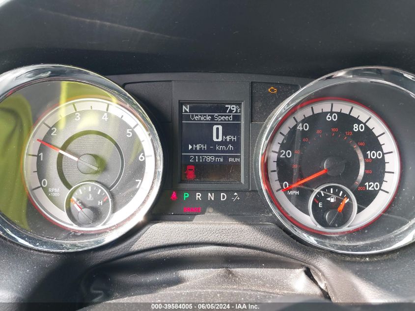 2013 Dodge Grand Caravan R/T VIN: 2C4RDGEG7DR593197 Lot: 39584005