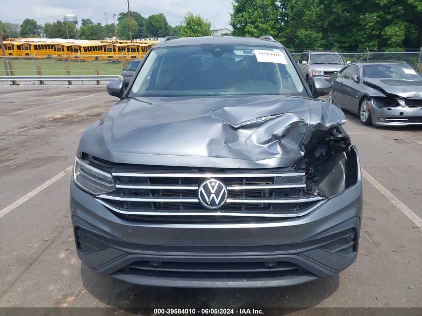 2022 Volkswagen Tiguan 2.0T Se VIN: 3VV3B7AX3NM126385 Lot: 39584010