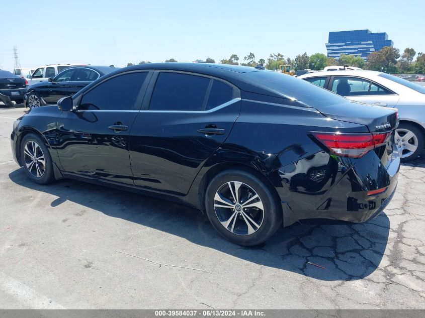 2020 Nissan Sentra Sv Xtronic Cvt VIN: 3N1AB8CV0LY217422 Lot: 39584037