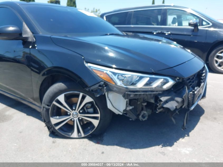2020 Nissan Sentra Sv Xtronic Cvt VIN: 3N1AB8CV0LY217422 Lot: 39584037