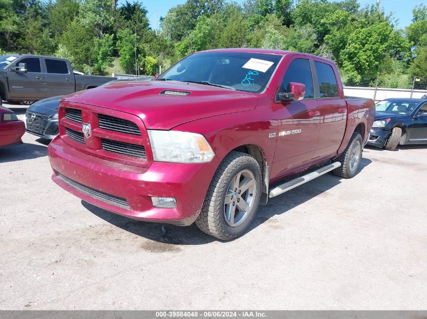 2012 Ram 1500 Sport VIN: 1C6RD7MTXCS209223 Lot: 39584048