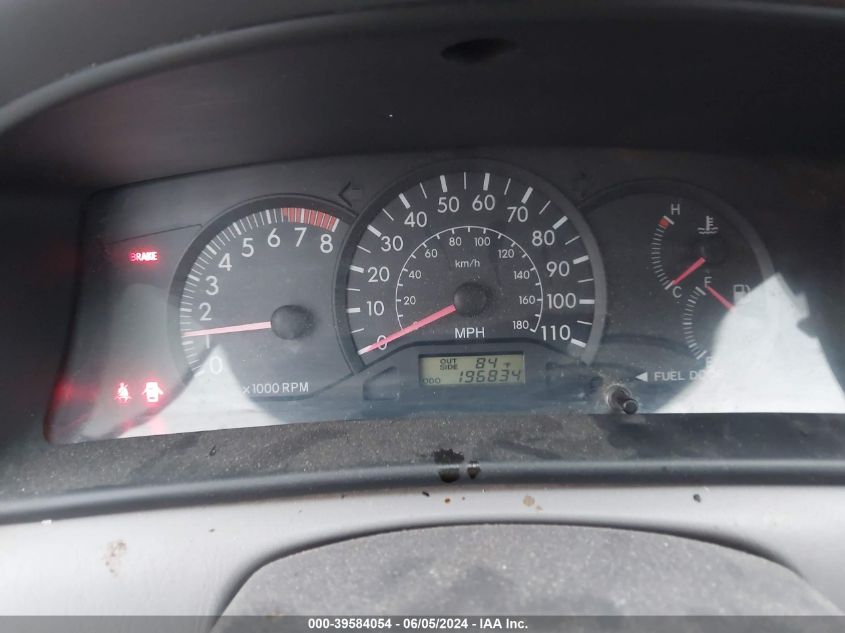 2005 Toyota Corolla Ce VIN: JTDBR32E752058675 Lot: 39584054