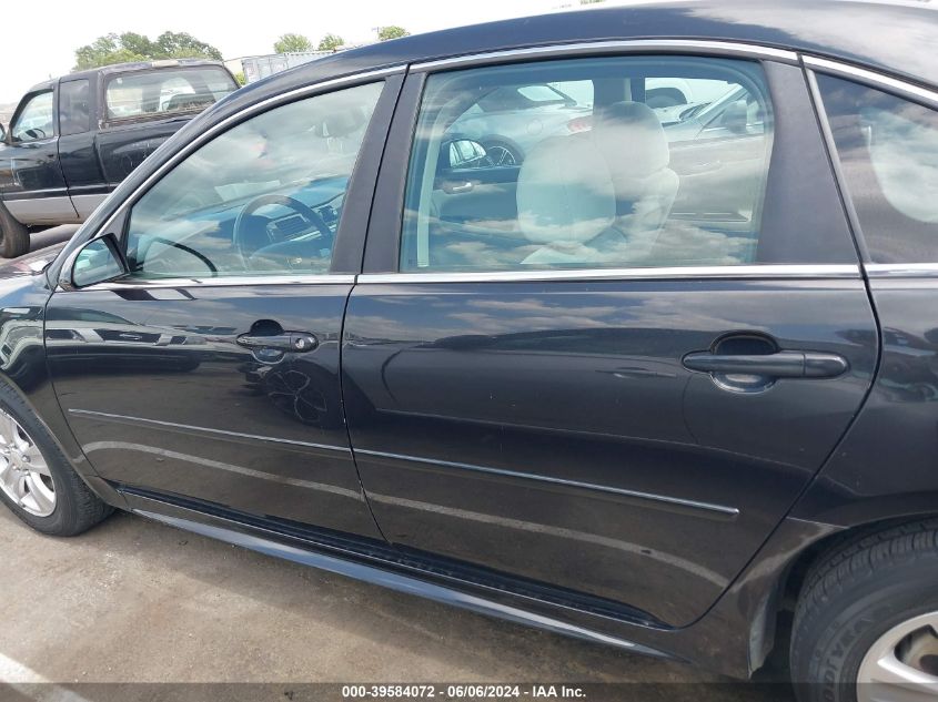 2012 Chevrolet Impala Ls VIN: 2G1WF5E36C1145635 Lot: 39584072