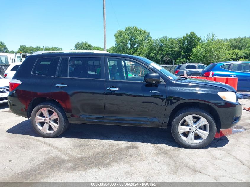 2009 Toyota Highlander Limited VIN: JTEES42A992144267 Lot: 39584080