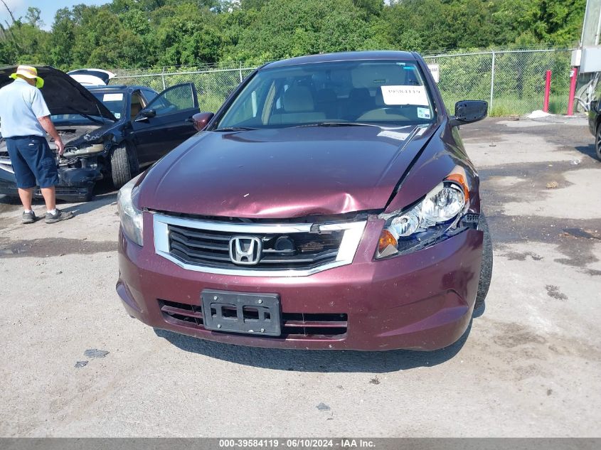 2009 Honda Accord 2.4 Lx-P VIN: JHMCP26429C009033 Lot: 39584119