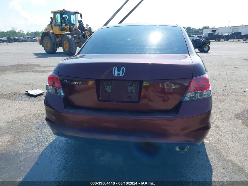 2009 Honda Accord 2.4 Lx-P VIN: JHMCP26429C009033 Lot: 39584119